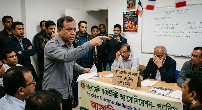 ফ্রান্সের বাংলাদেশি কমিউনিটিতে ‘ভূঁইফোড়’ সংগঠনের জাল