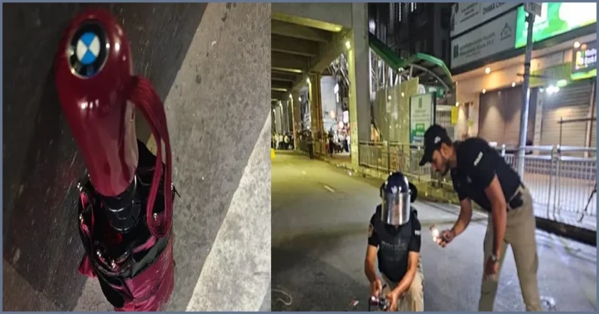 মতিঝিল মেট্রোরেল স্টেশনের নিচ থেকে বোমা উদ্ধার, নিষ্ক্রিয় করল ডিএমপি