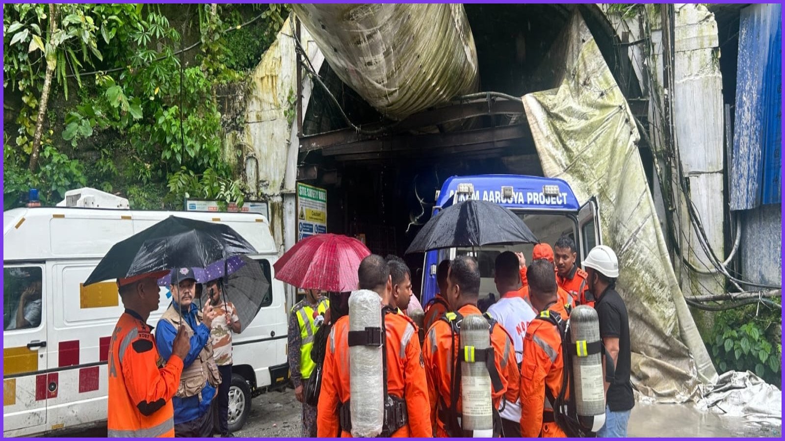 সিকিমে টানেল বিস্ফোরণ: বিষাক্ত গ্যাসে ব্যাহত ১৩ শ্রমিকের উদ্ধারকাজ