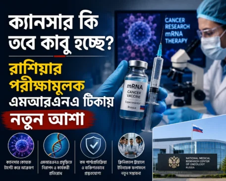 ক্যানসার কি তবে কাবু হচ্ছে? রাশিয়ার পরীক্ষামূলক এমআরএনএ টিকায় নতুন আশা