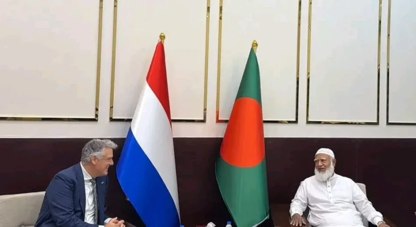 বিরোধীদলীয় নেতা ডা. শফিকুর রহমানের সঙ্গে নেদারল্যান্ডসের রাষ্ট্রদূতের সৌজন্য সাক্ষাৎ