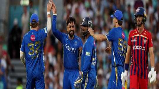 রশিদ খানের পাঁচ উইকেটে ম্যানচেস্টার সুপার জায়ান্টসের বিপক্ষে বড় জয় এমআই লন্ডনের
