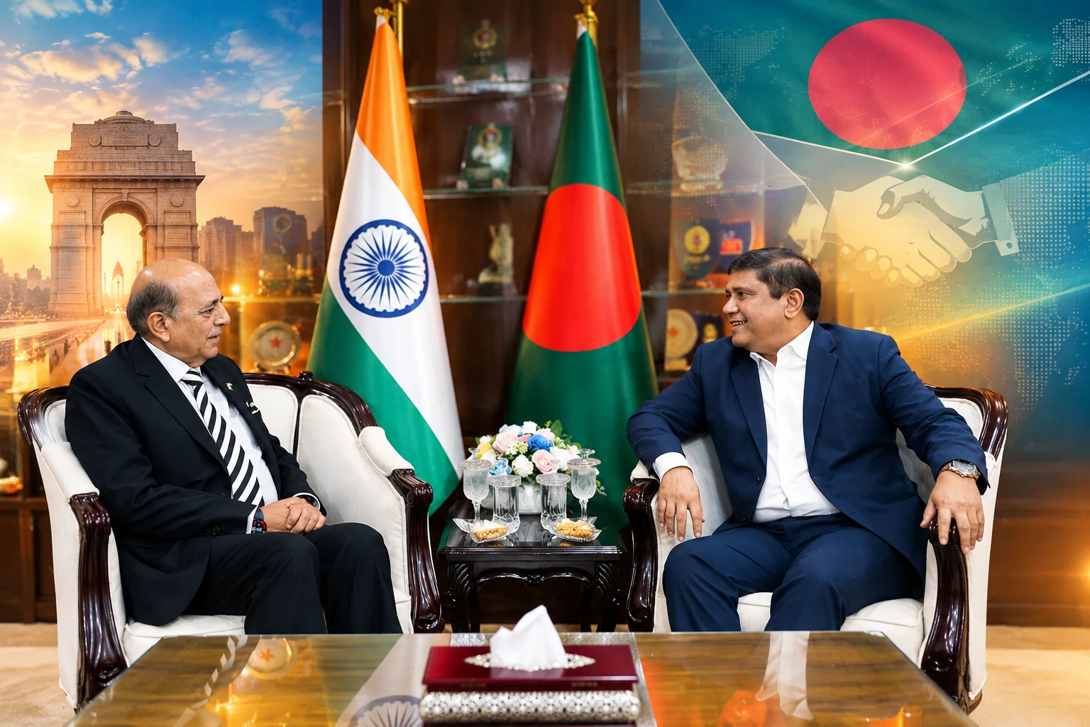 প্রতিরক্ষা সহযোগিতা জোরদারে বাংলাদেশ-ভারতের উচ্চপর্যায়ের বৈঠক