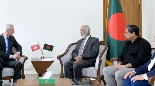 গণতন্ত্র সুদৃঢ়করণে সুইজারল্যান্ডের সহযোগিতা চান স্থানীয় সরকার মন্ত্রী