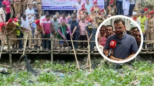 ডেঙ্গু নিয়ন্ত্রণে বাউনিয়াবাদ খাল পরিষ্কার, দুই পাশে ওয়াকওয়ে নির্মাণের পরিকল্পনা
