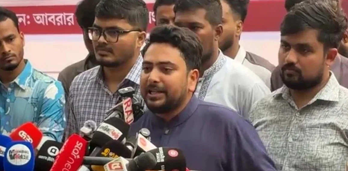 পানির হিস্যায় এক চুলও ছাড় নয়: নাহিদ ইসলাম